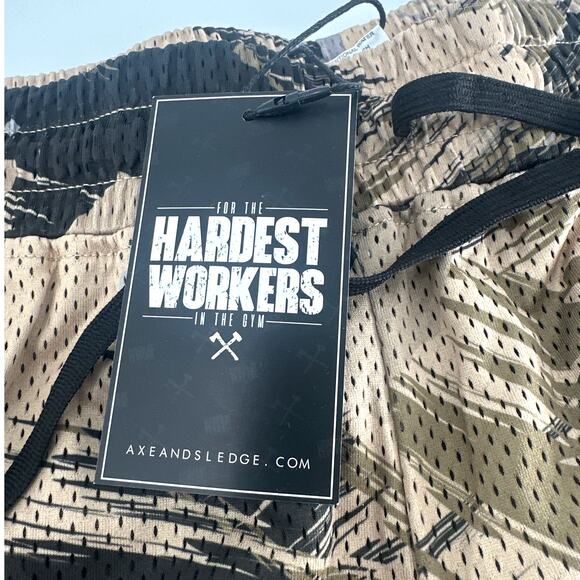 AAR Men's Brown Cliffside Camo Mesh Shorts Size L - Picture 10 of 12